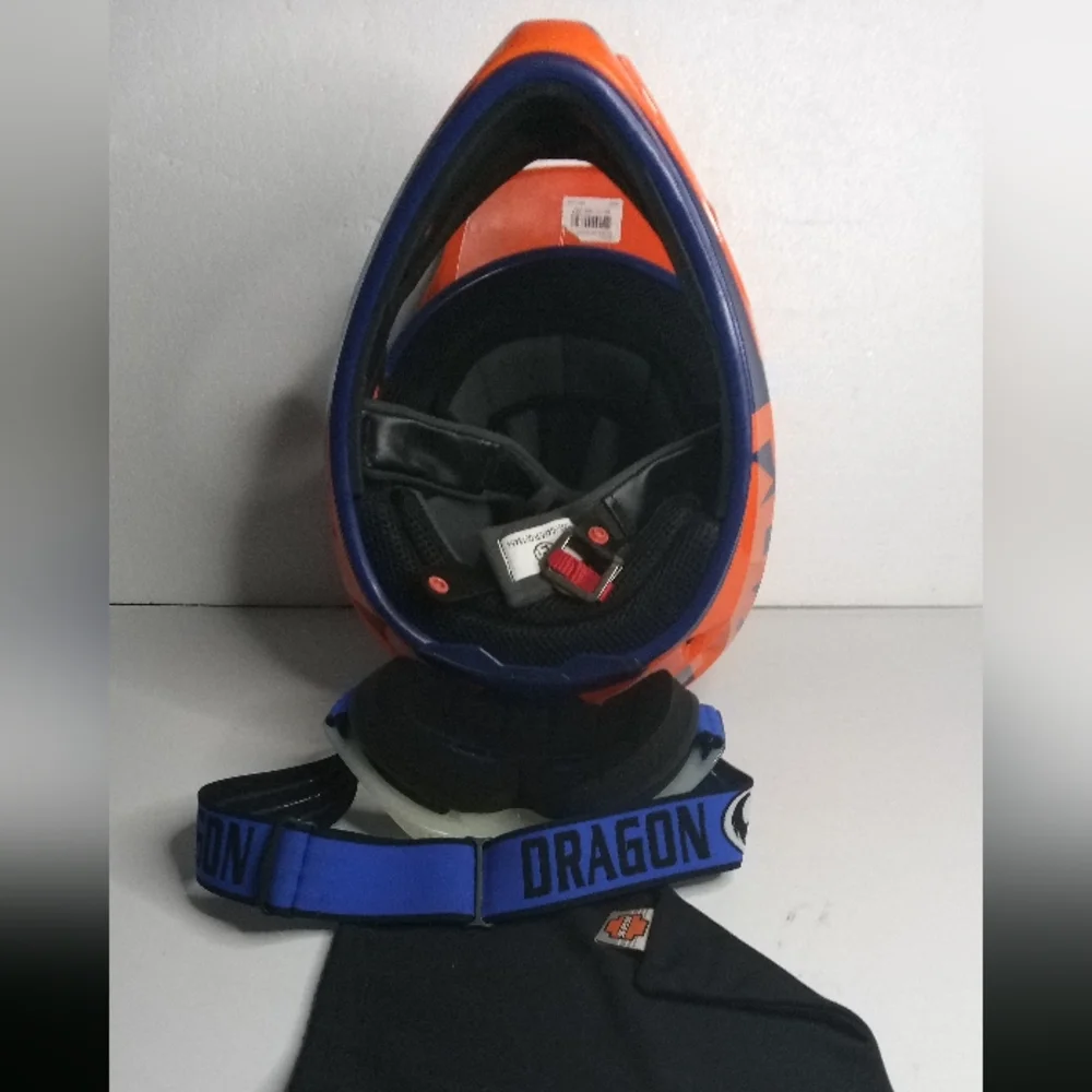 Fox Racing Helmet + Dragon Goggles Bundle - Picture 5 of 11